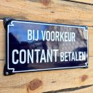 Bij voorkeur contact betalen