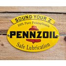 Pennzoil Sound your Z emaille bord