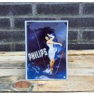 Philips staand nostalgisch emaille
