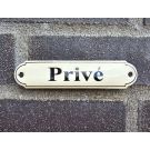 Naamplaatje Privé