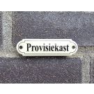 Deurbordje Provisiekast