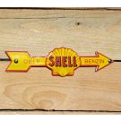 Shell pijlvormig reclamebordje