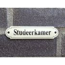 Naamplaatje Studeerkamer