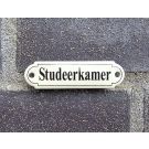 Deurbordje Studeerkamer