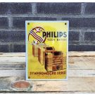 Philips Geel emaille bord klein