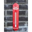 Thermometer Jawa Service 6,5x30cm Emaille