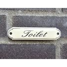Naamplaat Toilet Klassiek