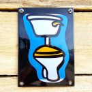WC pot kunst emaille