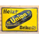 Union Briketts emaille bord