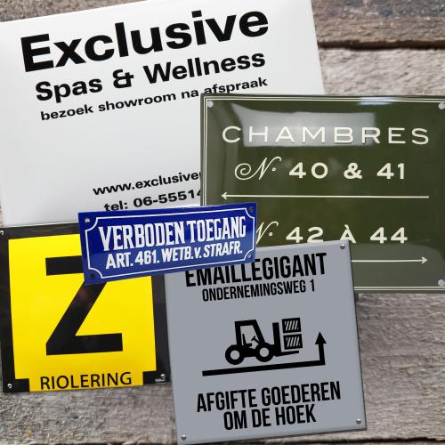 Tekstborden en bedrijfsborden