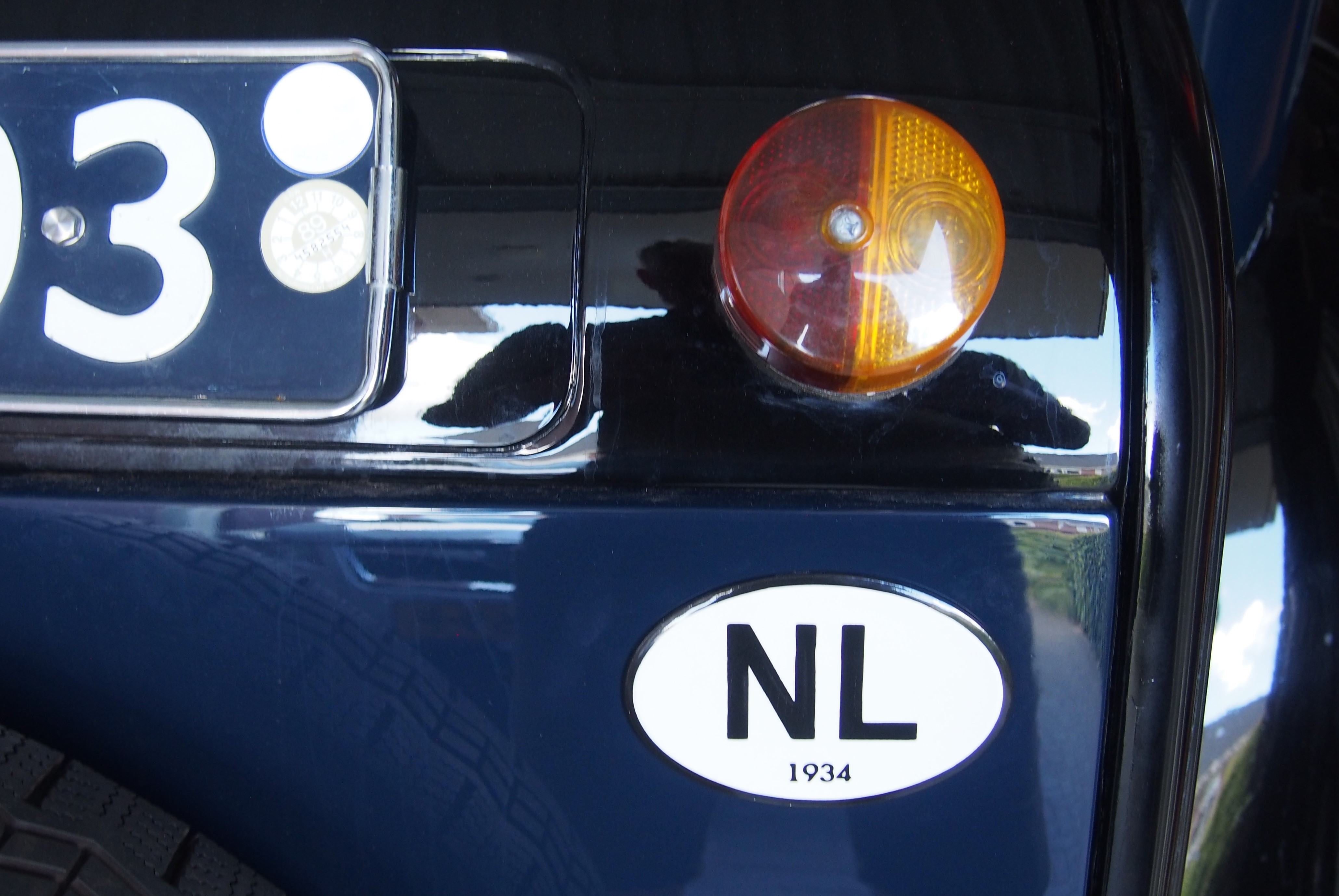 Landaanduiding bord met jaartal