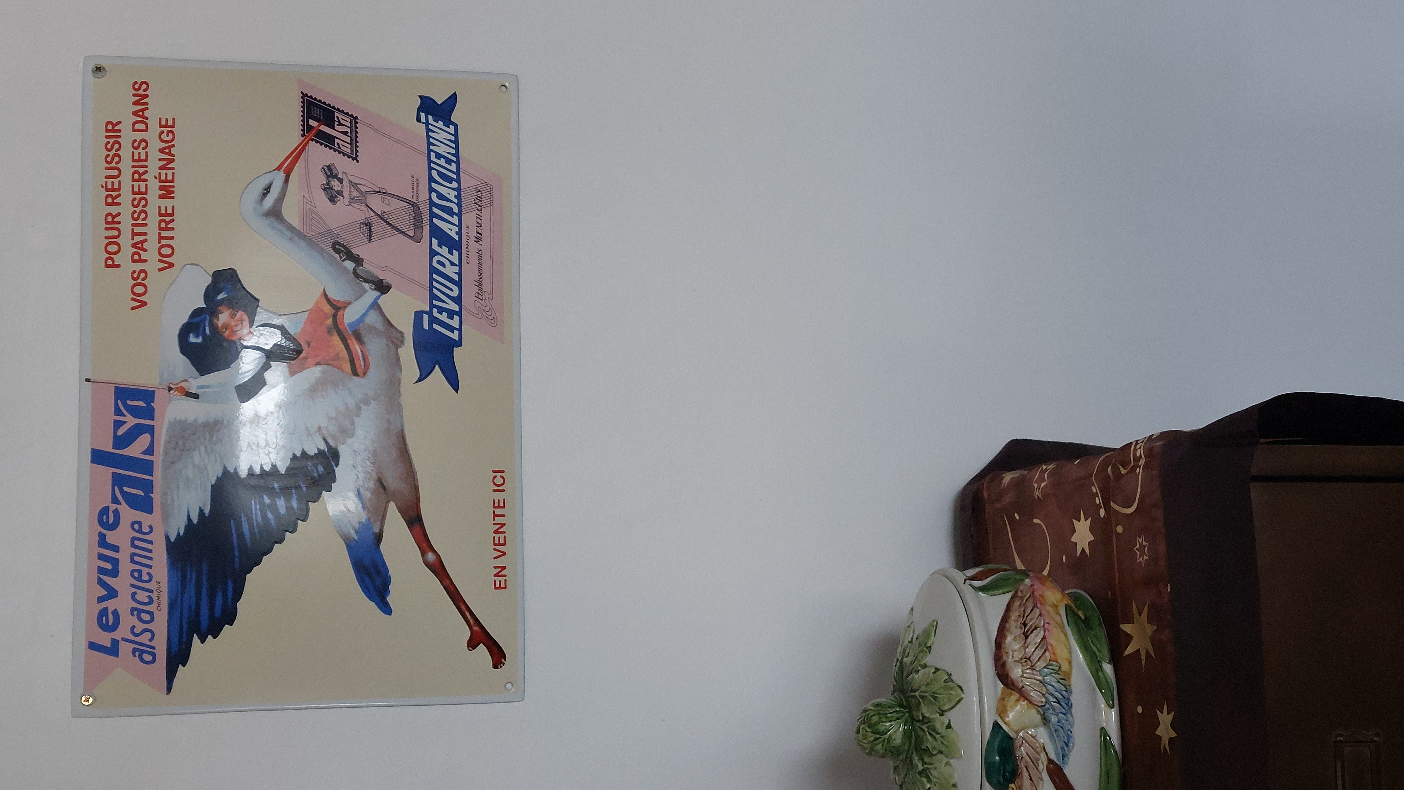 Reclamebord Levure Alsacienne Alsa